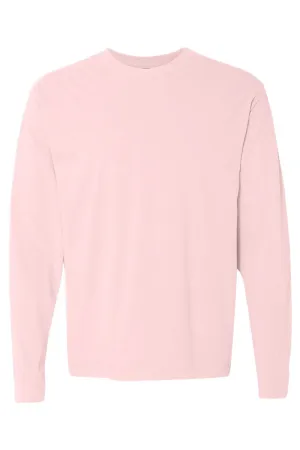 Merry And Bright Coquette Bow Comfort Colors Heavyweight Long Sleeve T-Shirt
