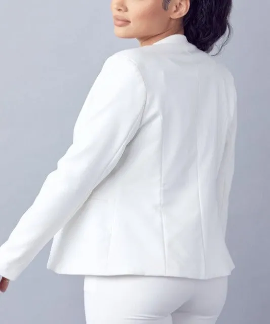 Michel Studded-Lapel Jacket
