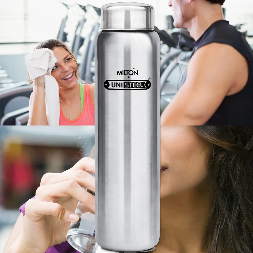 Milton Aqua Stainless Steel Fridge Water Bottle 930ml, Silver