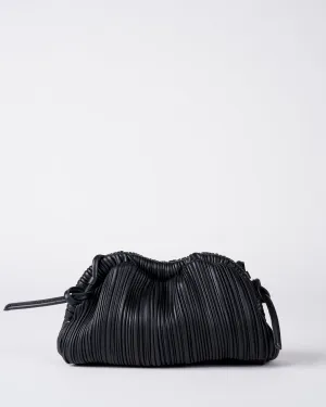 mini cloud clutch - black