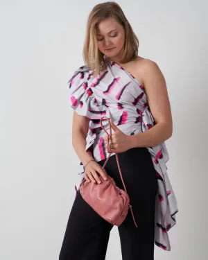 mini cloud clutch - blush