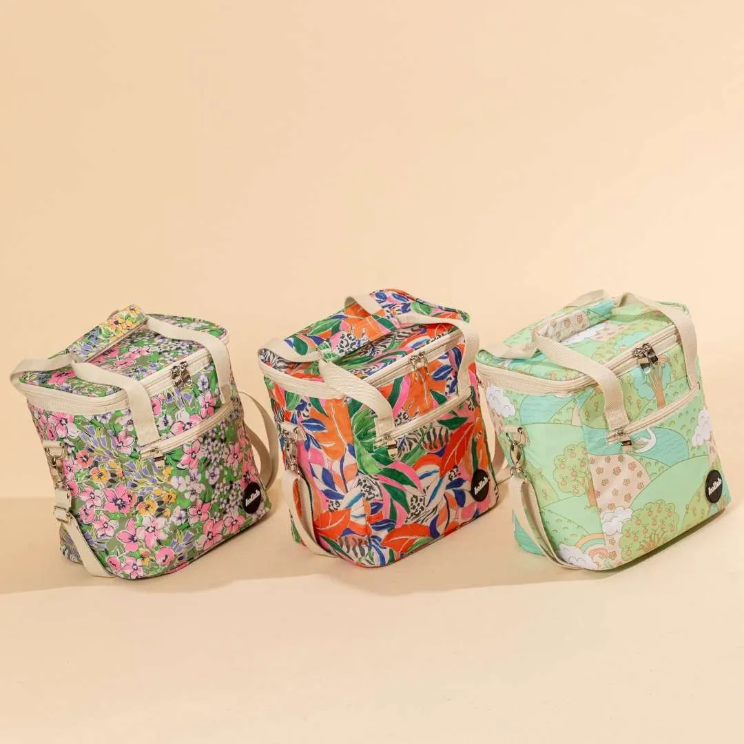 Mini Cooler Leopard Tropics