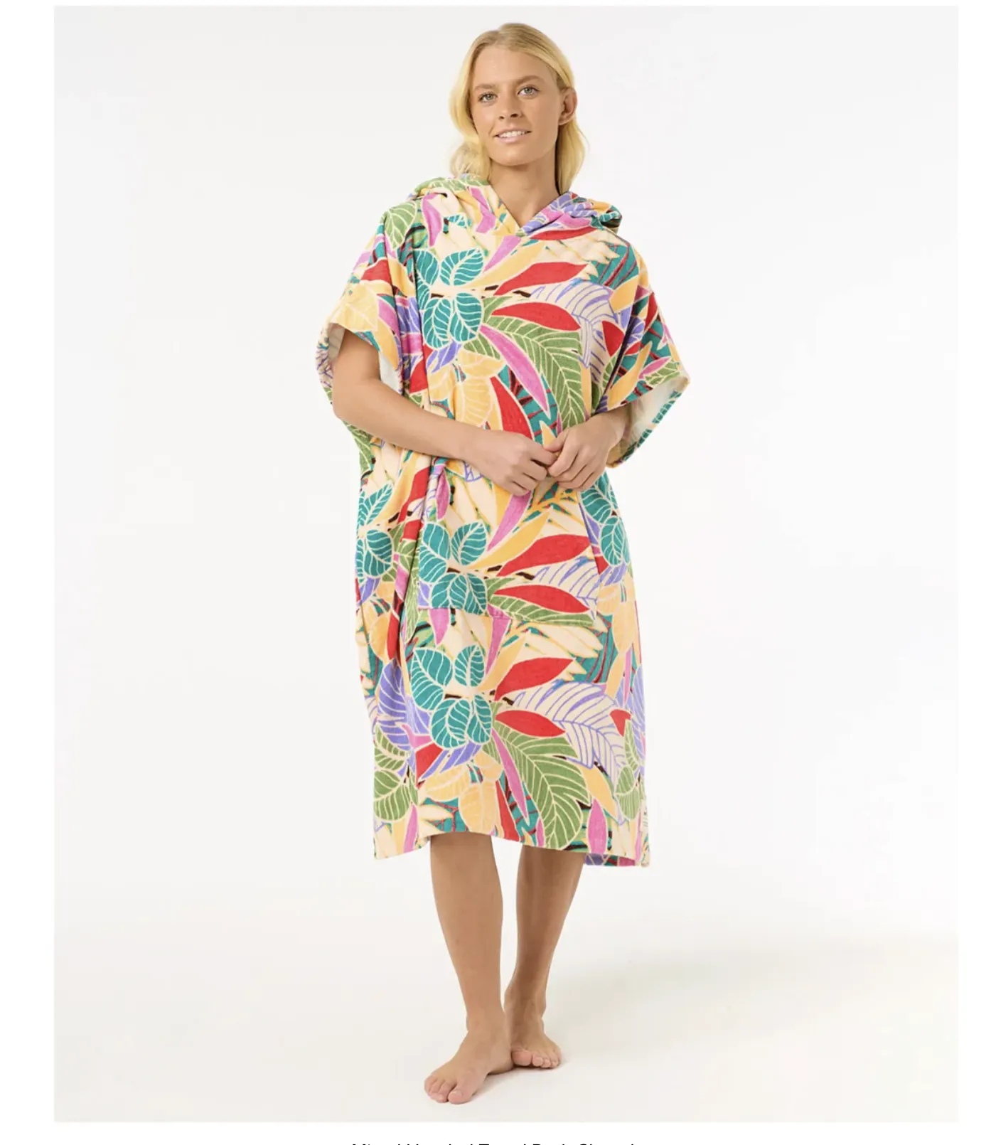 MIXED HOODED TOWEL-WOMENS