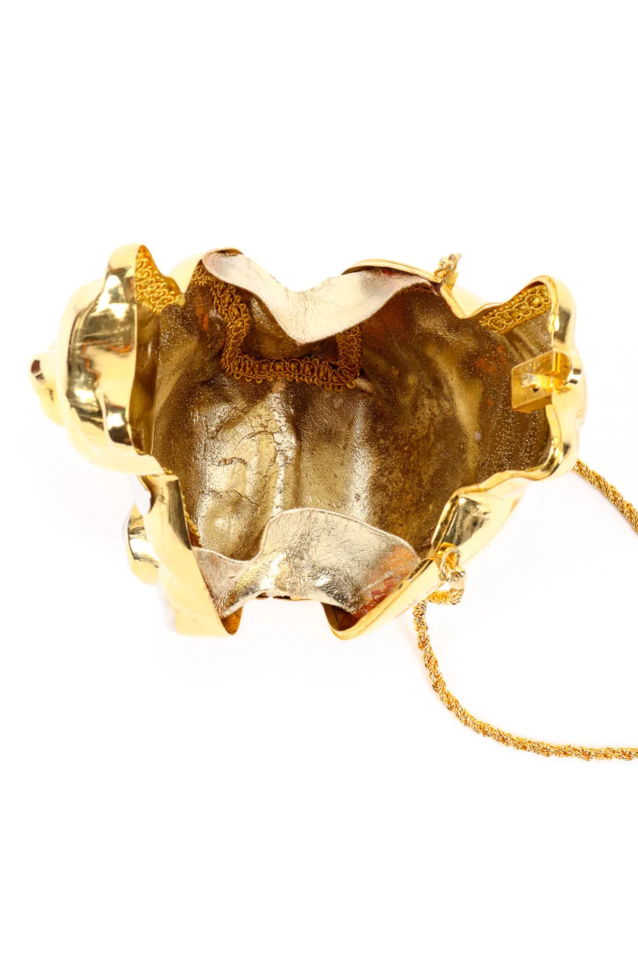 Mixed Metal Teddy Bear Bag