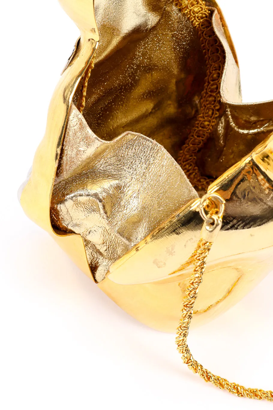 Mixed Metal Teddy Bear Bag