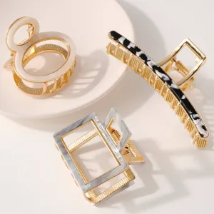 Mixed Shapes Hair Claws