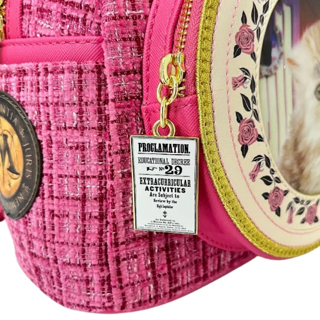 Modern Pinup Exclusive Loungefly Harry Potter Dolores Umbridge Lenticular Mini Backpack