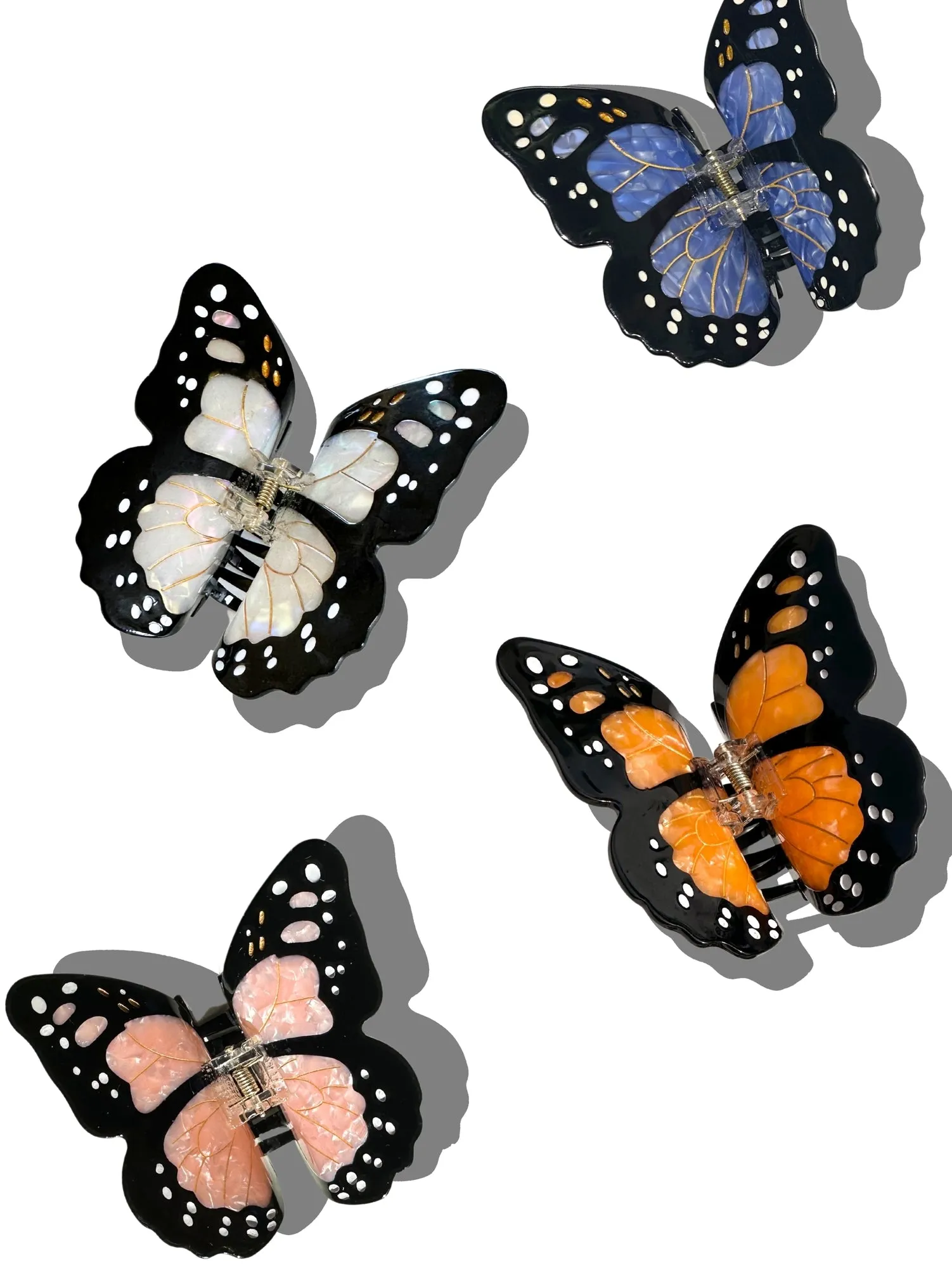 Monarch Butterfly Claw Clip
