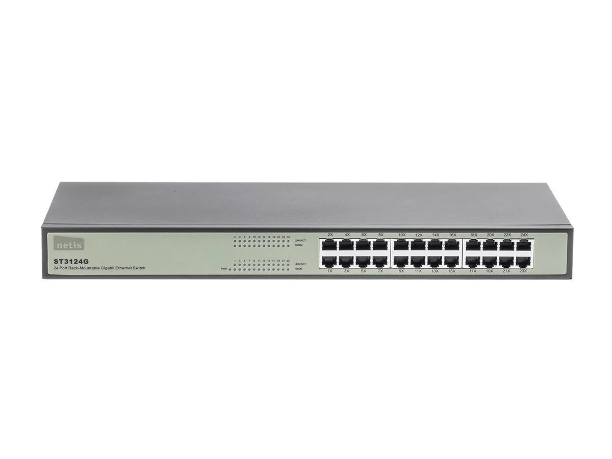 Monoprice 24-Port 10, 100 and 1000 Mbps Gigabit Ethernet Switch (ships within the US only)