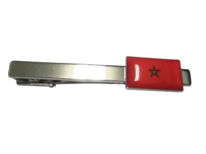 Morocco Flag Tie Clip