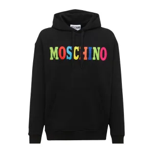 MOSCHINO MULTICOLOR LOGO HOODIE