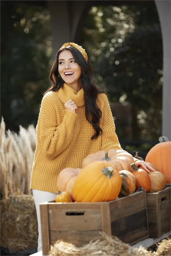 Mud Pie Randi Waffle Knit Sweater