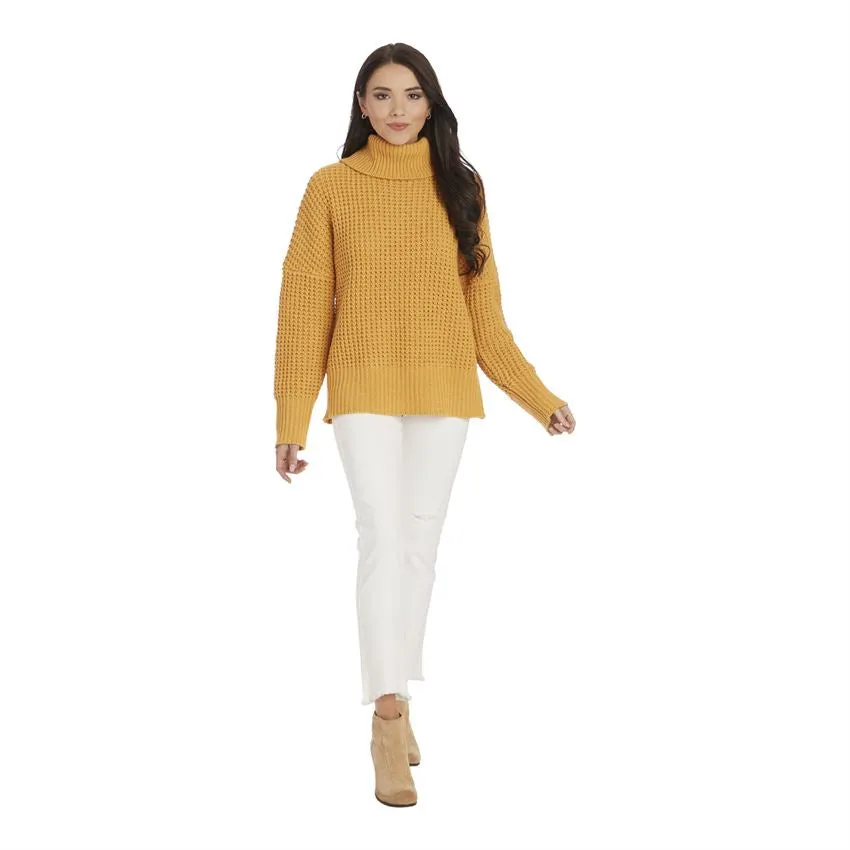 Mud Pie Randi Waffle Knit Sweater