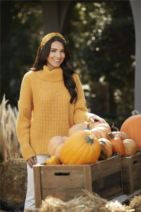 Mud Pie Randi Waffle Knit Sweater