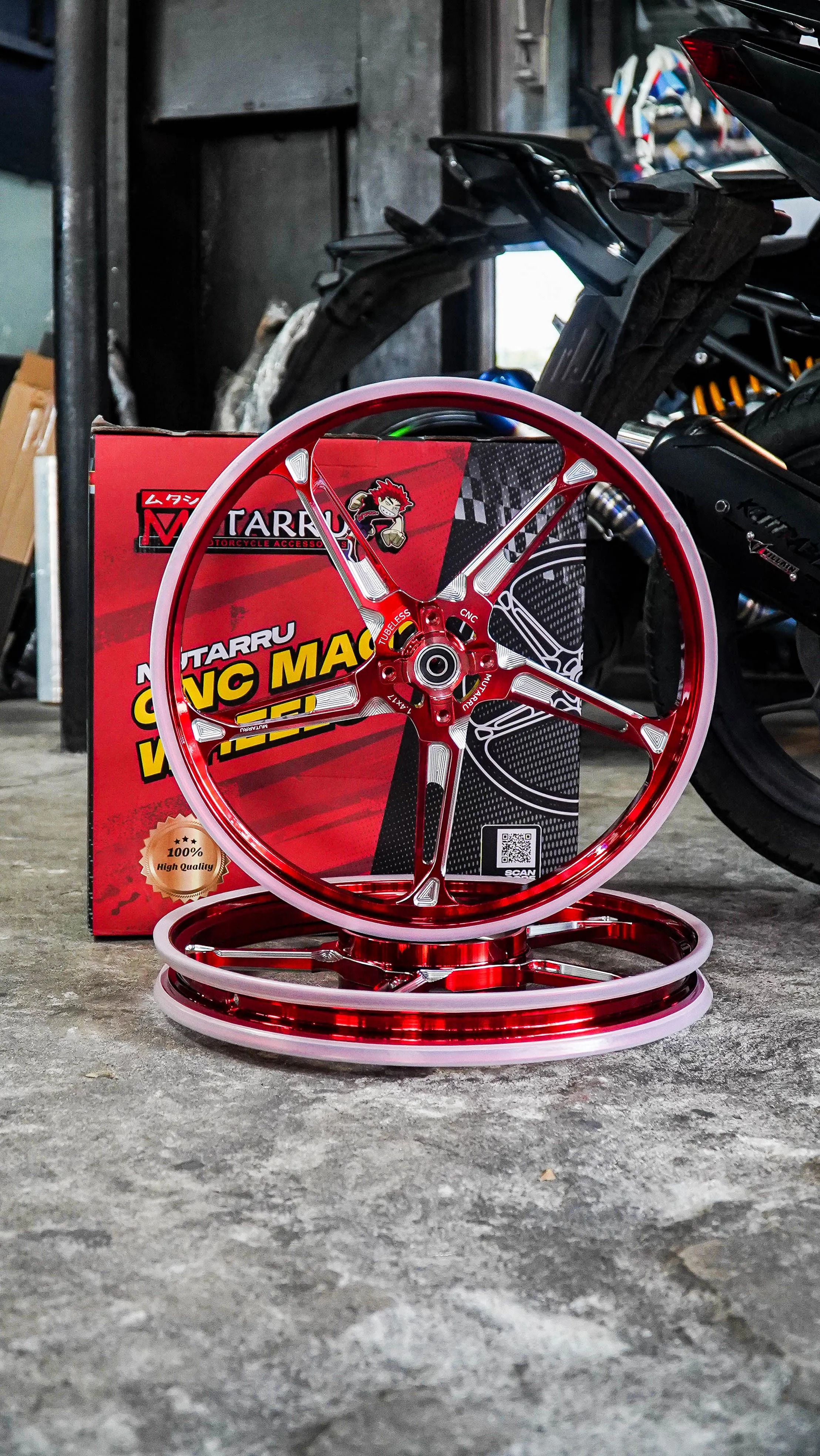 MUTARRU MAGS FOR CLICK 17'S (RED)