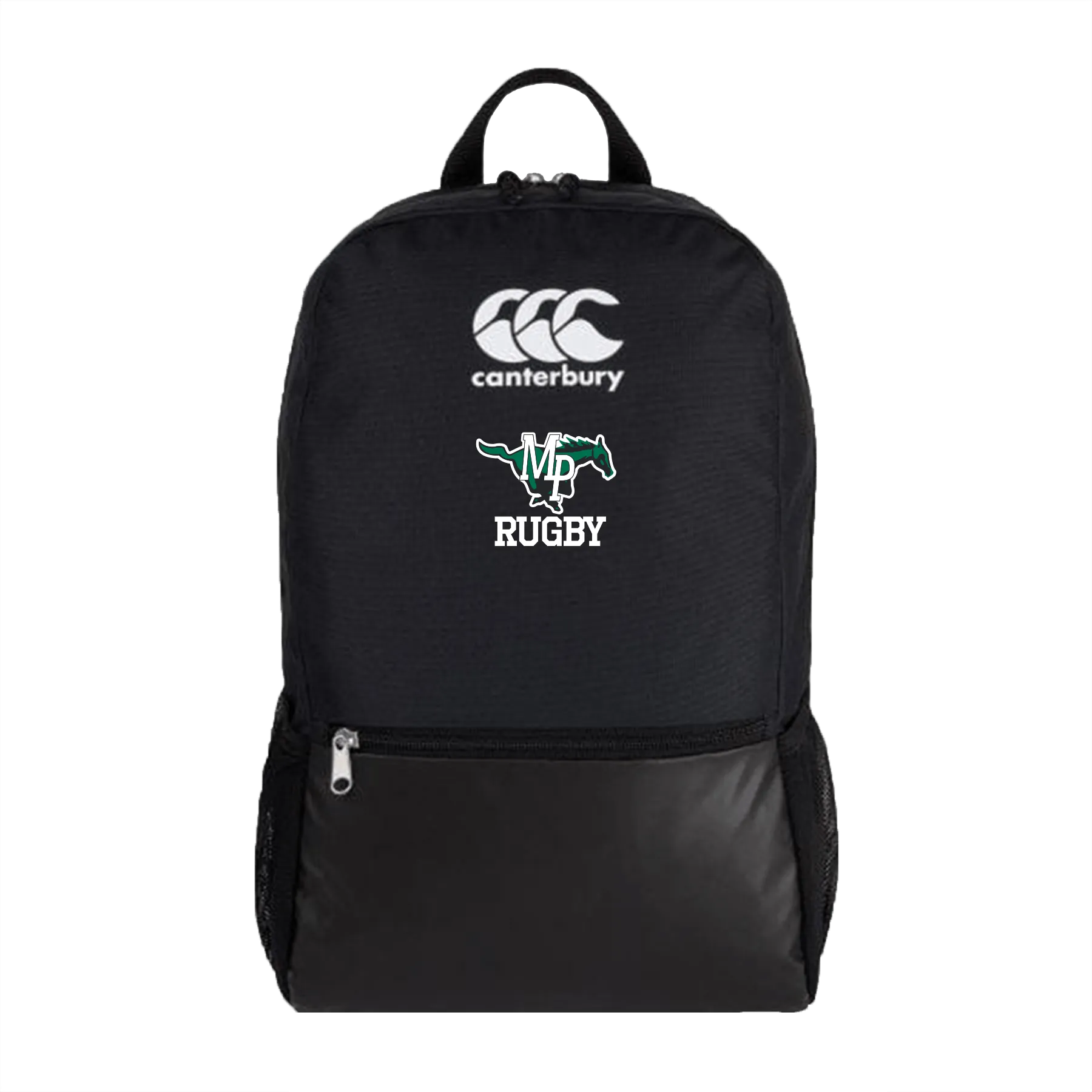 Myers Parks Crest Canterbury Medium Black Rugby Backpack