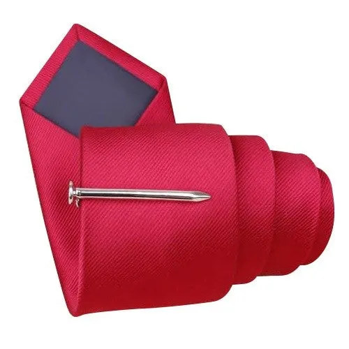 Nail Tie Clip Clasp Bar