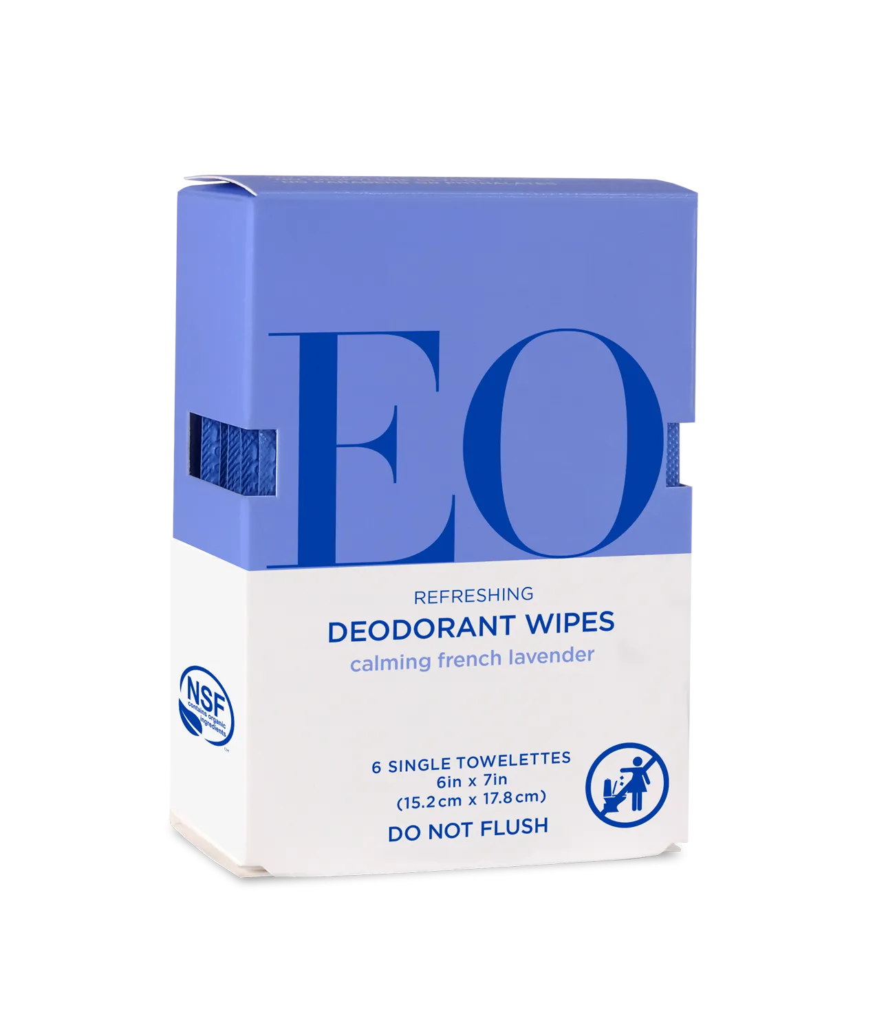 Natural Deodorant Wipes Lavender Case Pack of 12