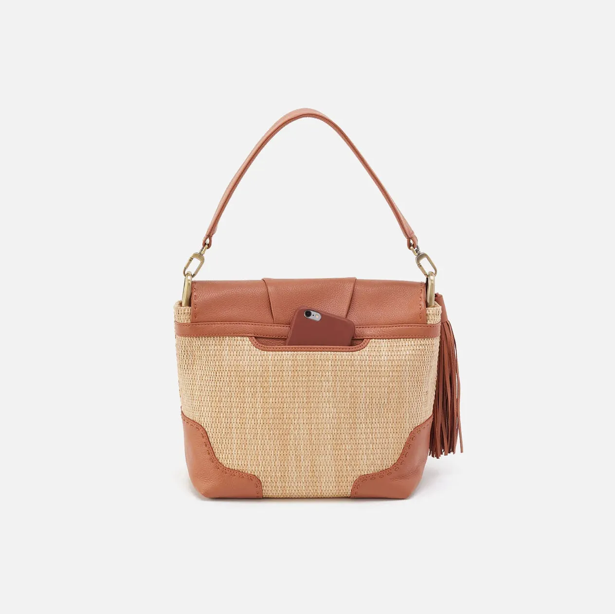 NEW Hobo HARLEY Convertible Shoulder Bag - Natural Straw