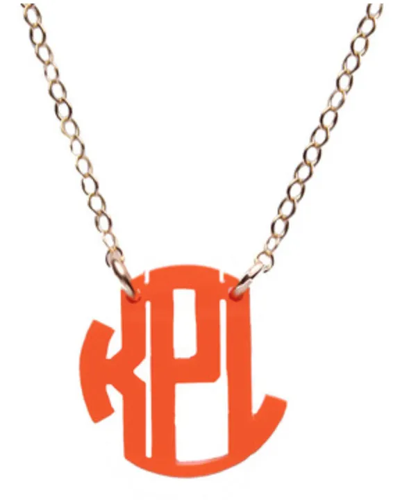 Nice Monogram Necklace