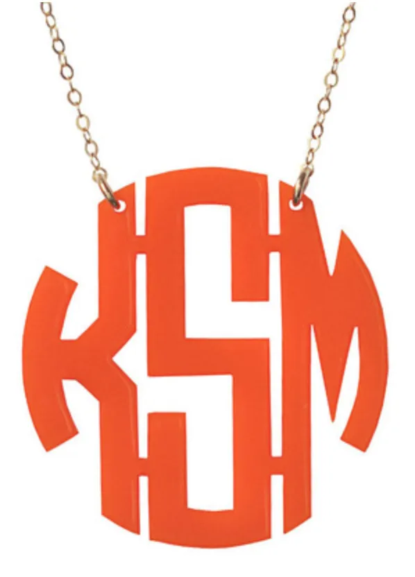 Nice Monogram Necklace