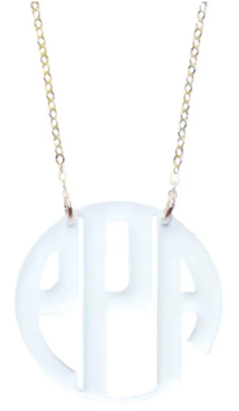 Nice Monogram Necklace