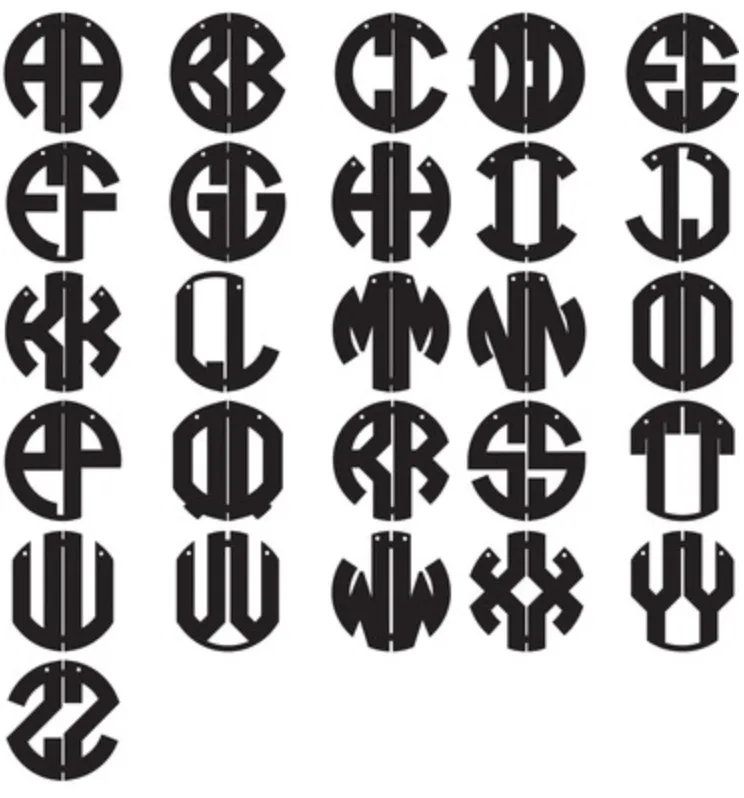 Nice Monogram Necklace