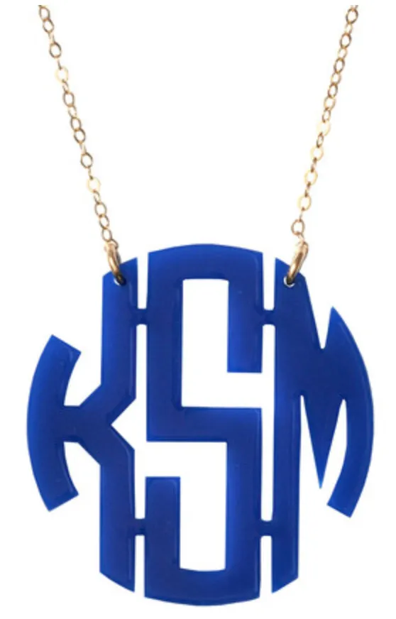 Nice Monogram Necklace