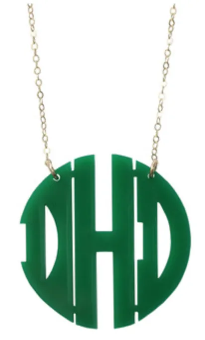 Nice Monogram Necklace