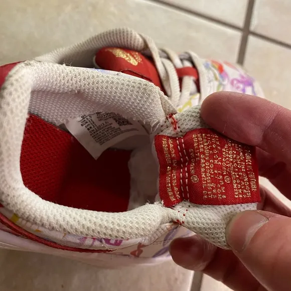 Nike Force 1 18 BT White Gym Red CU2986-961 Toddler size 6c