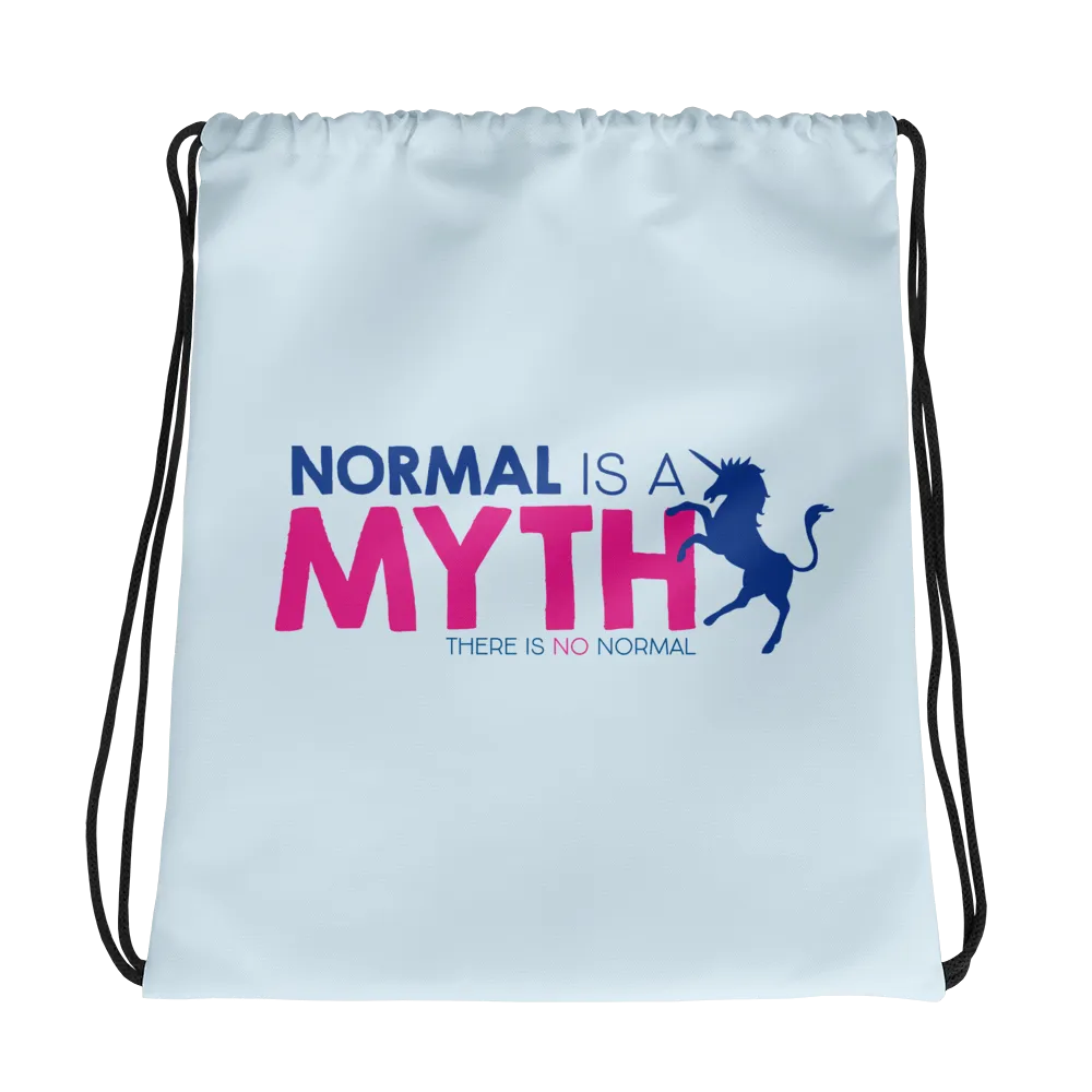 Normal is a Myth (Unicorn) Drawstring Bag