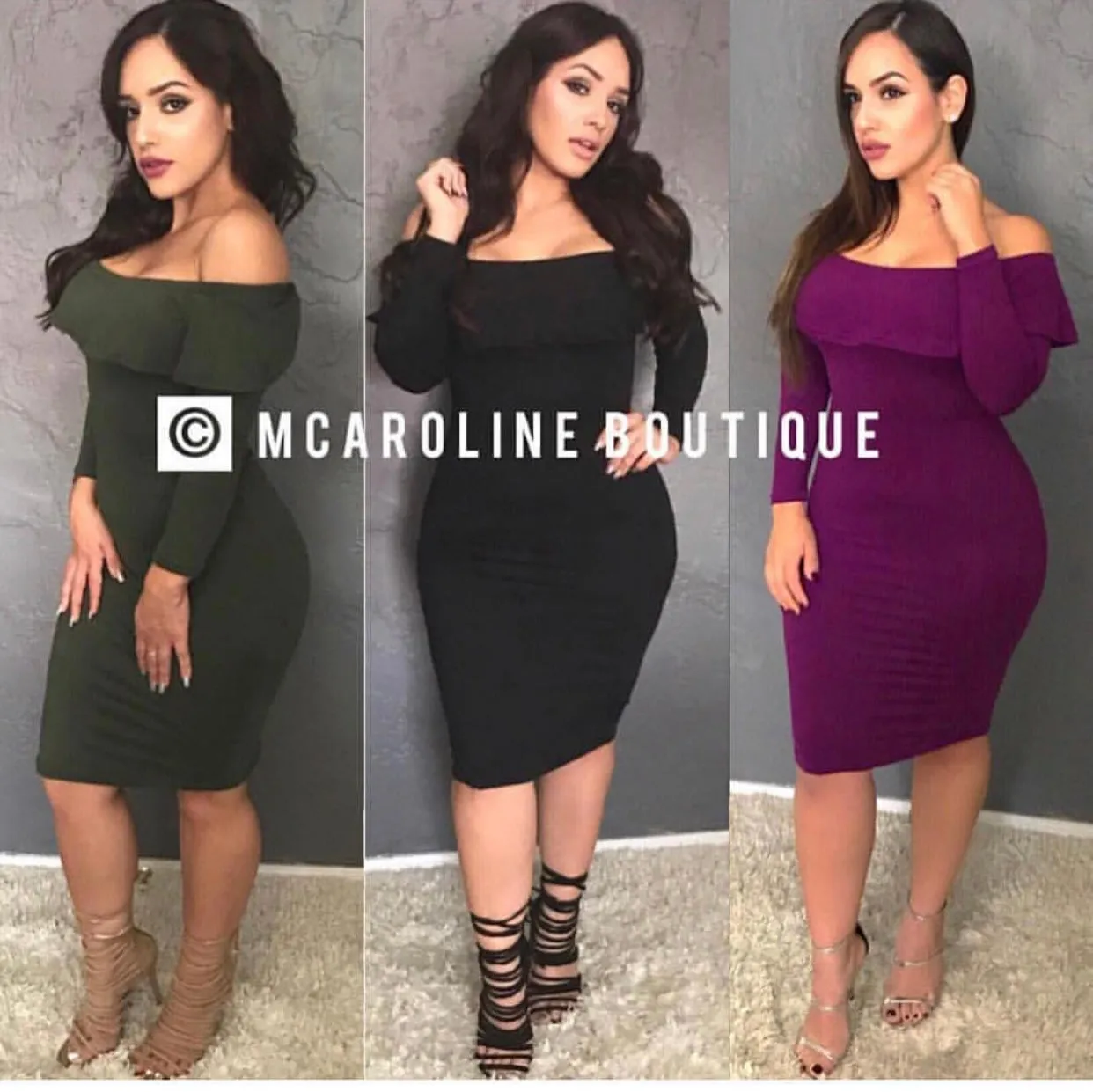 Off Shoulder Ruffle Dress