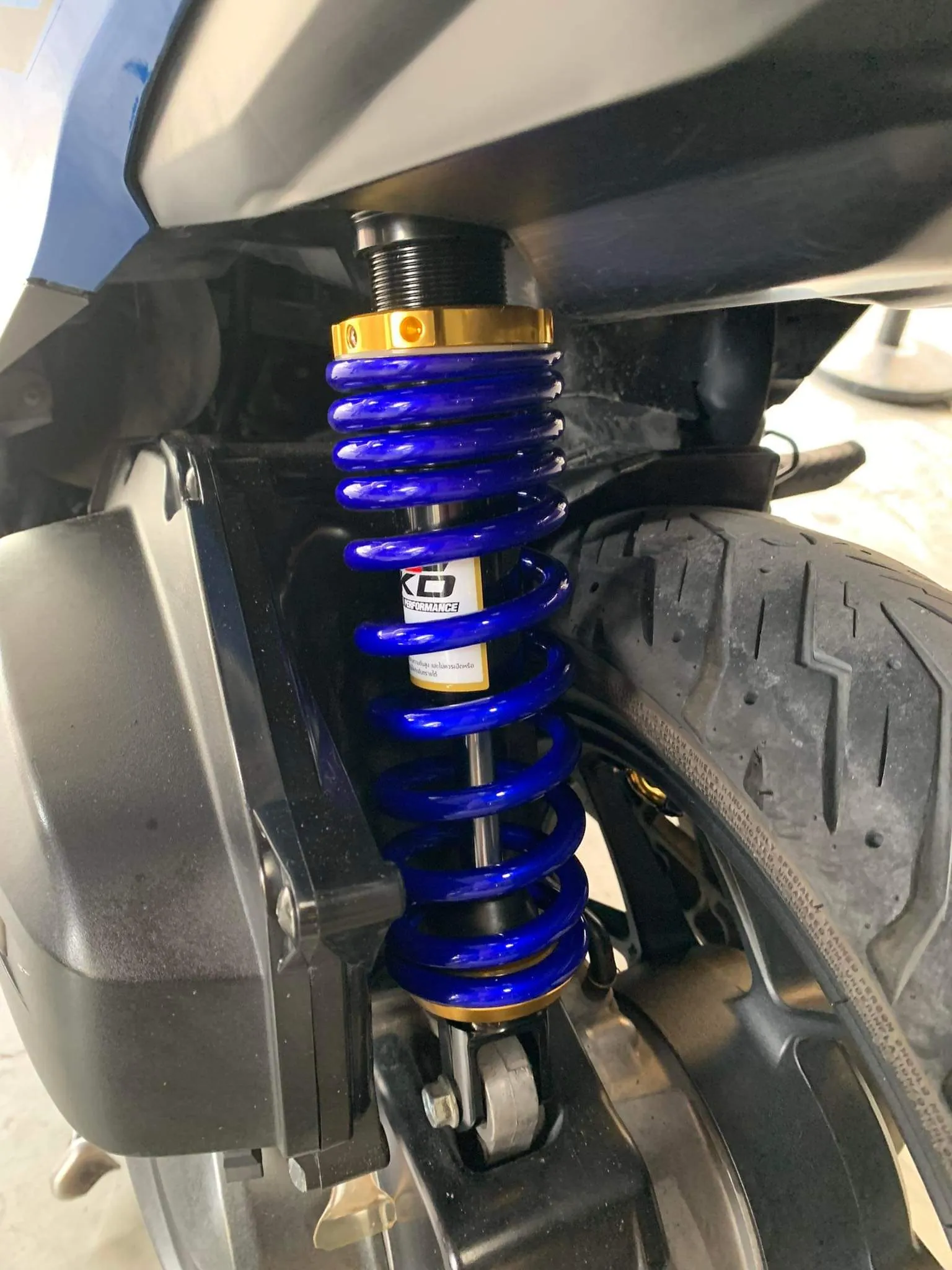 OKD Shocks For Mio/Click 300mm EVO Series Blue