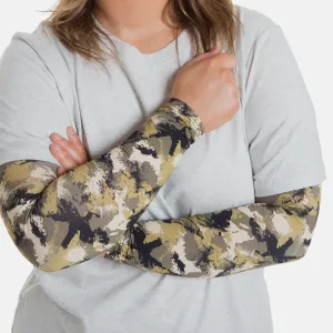 Olive Camo Arm Sleeves - Adult