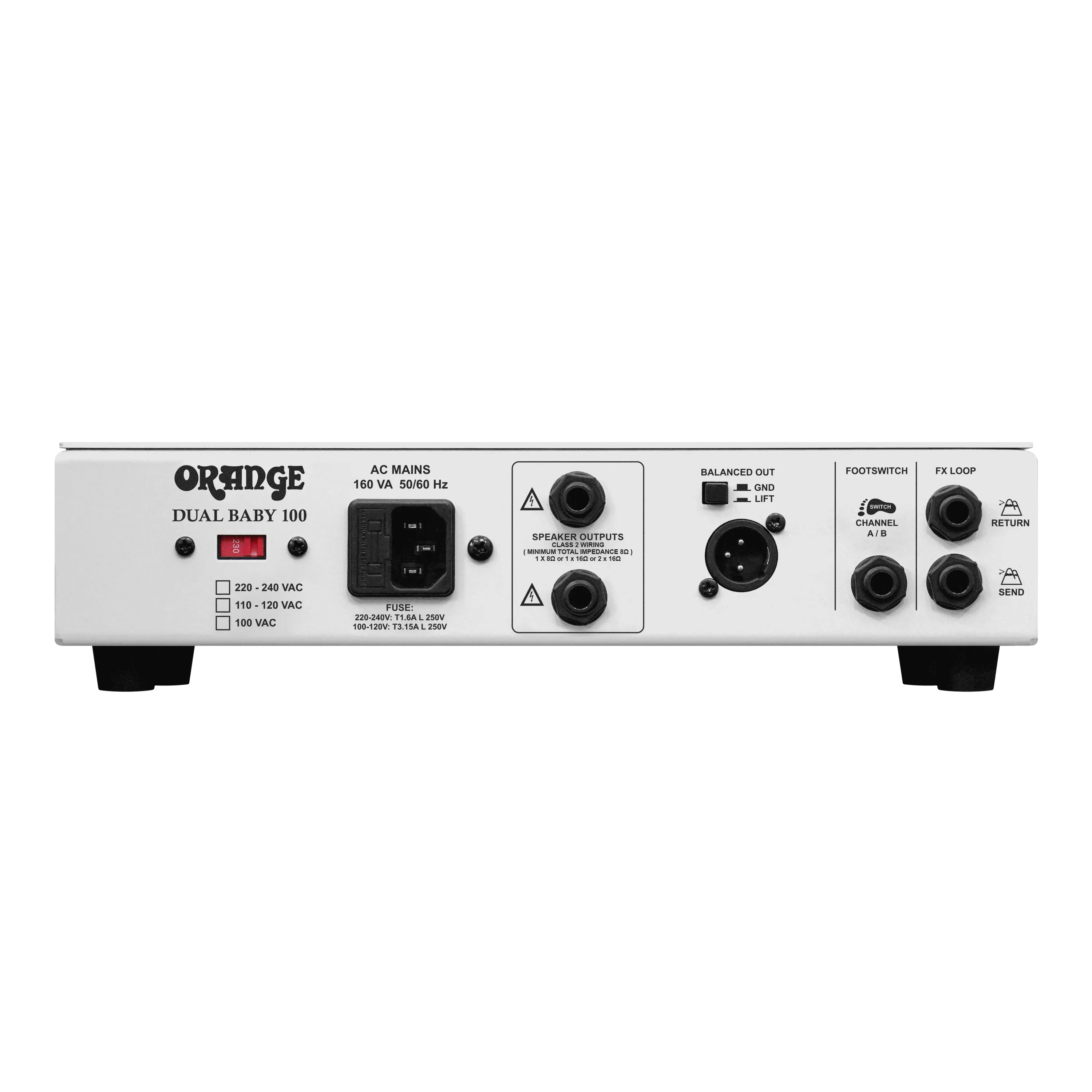 Orange Dual Baby 100 Twin Channel 100W Guitar Amp Head