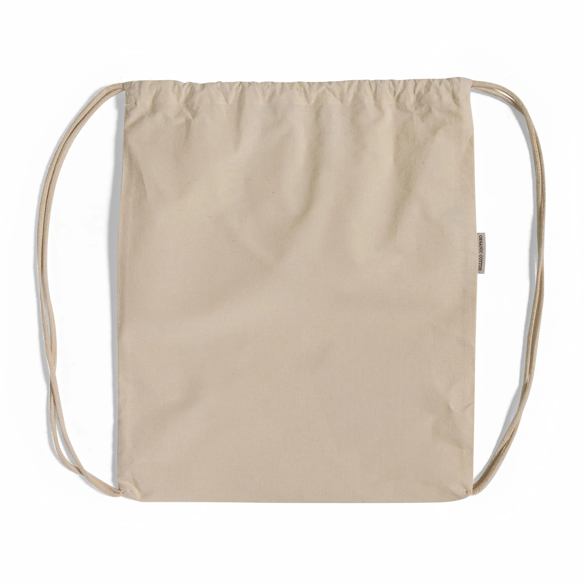 Organic Cotton Drawstring Backpack