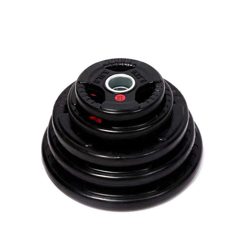 Pair of Olympic Rubber Trigrip Weight Plates 5kg, 10kg, 15kg, 20kg (50mm)