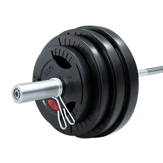 Pair of Olympic Rubber Trigrip Weight Plates 5kg, 10kg, 15kg, 20kg (50mm)