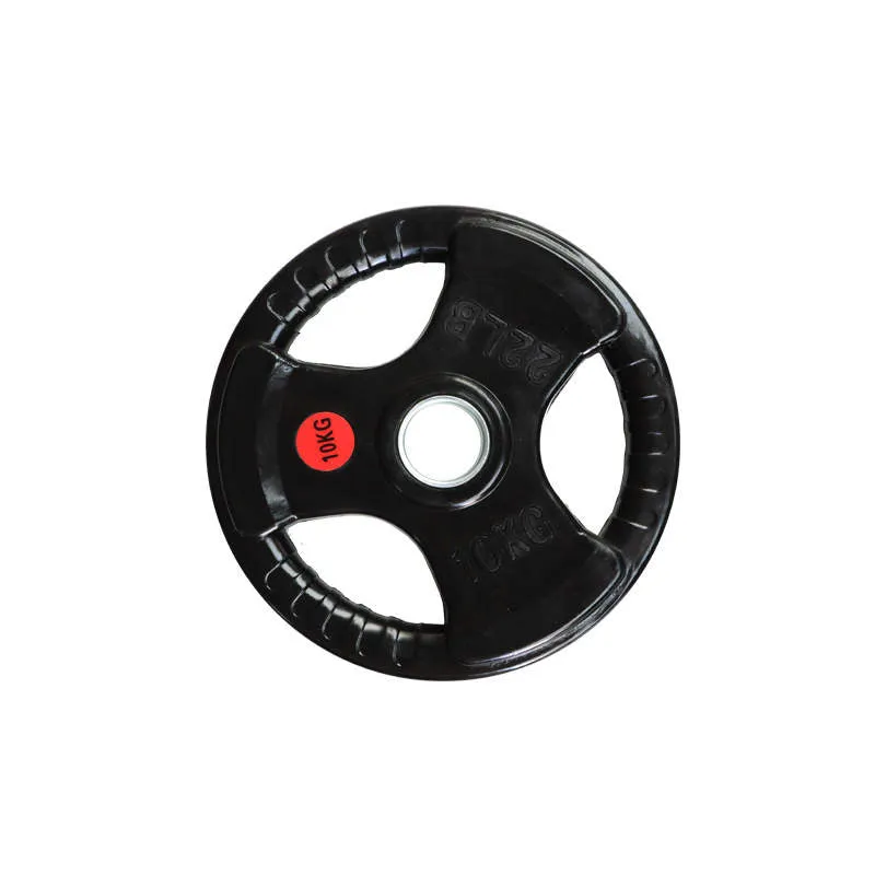 Pair of Olympic Rubber Trigrip Weight Plates 5kg, 10kg, 15kg, 20kg (50mm)
