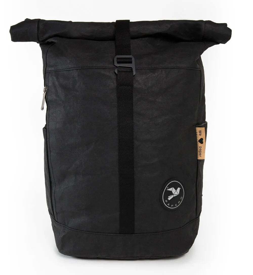 PAPERO Rucksack YETI 28 L aus waschbarem Kraft Papier leicht, reißfest und wasserfest nachhaltig