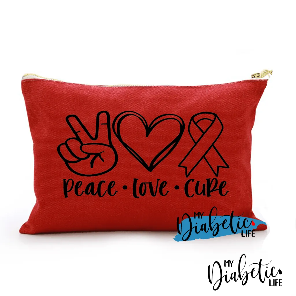 Peace Love Cure - Carry all storage bag