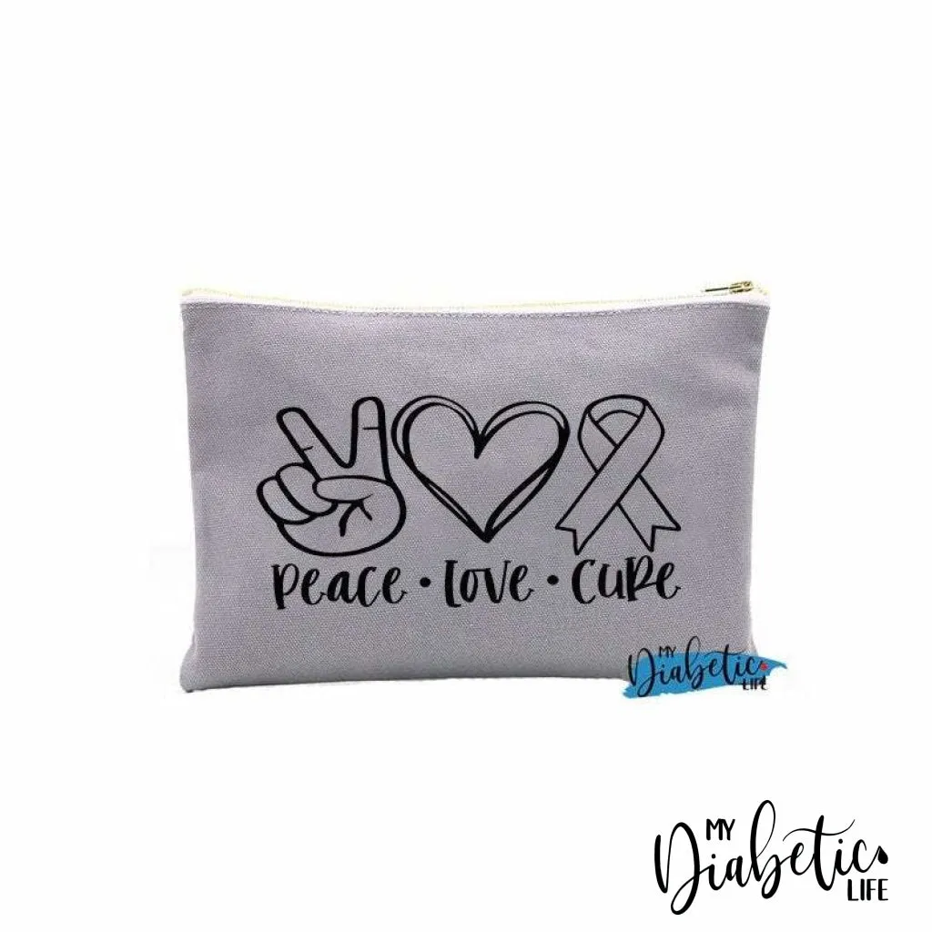Peace Love Cure - Carry all storage bag