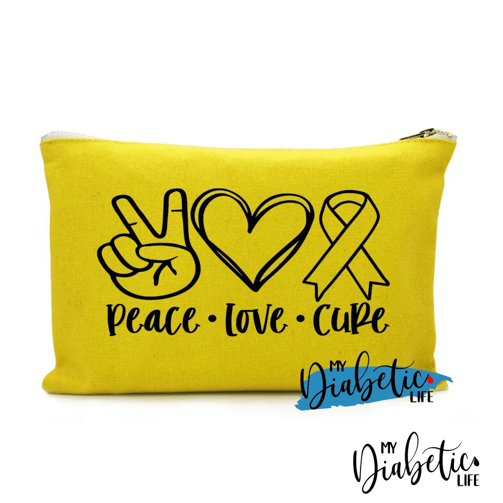 Peace Love Cure - Carry all storage bag