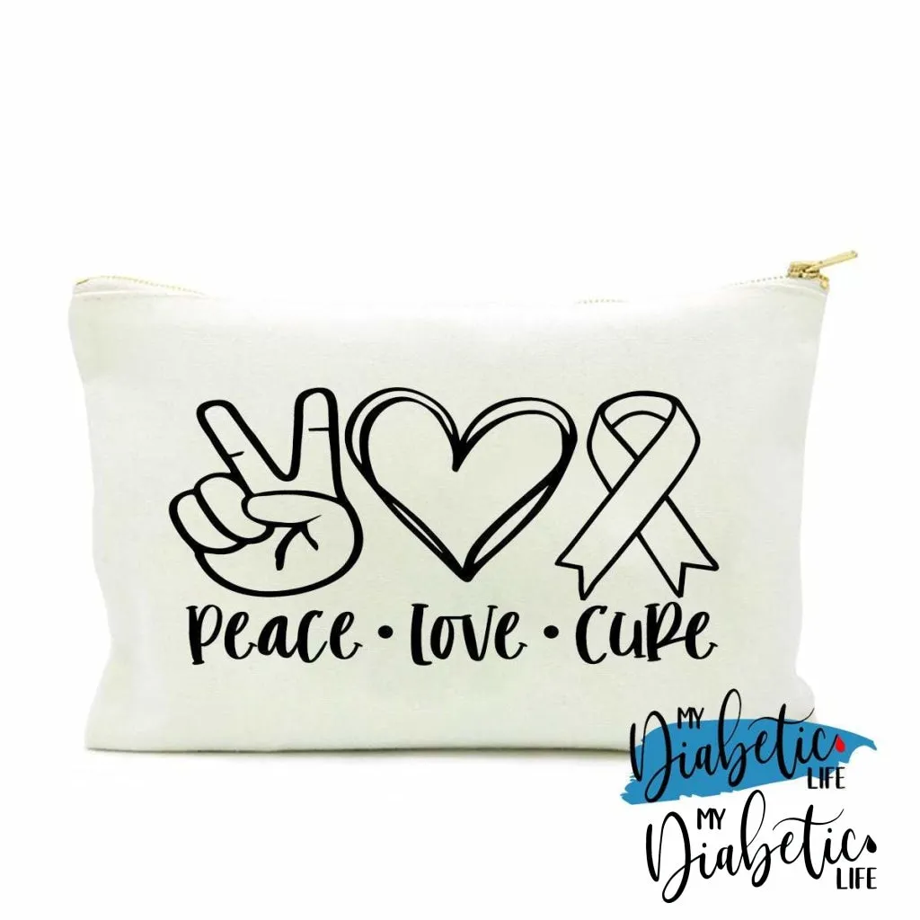 Peace Love Cure - Carry all storage bag