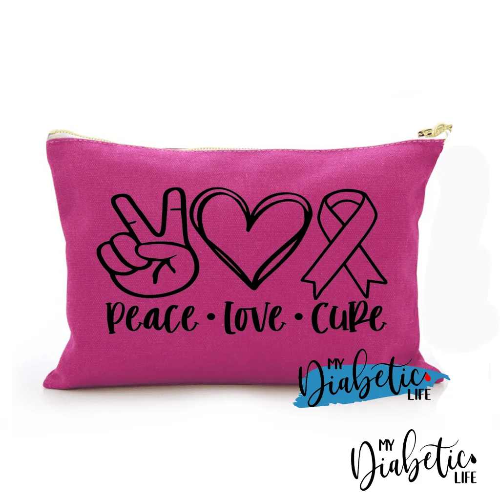 Peace Love Cure - Carry all storage bag