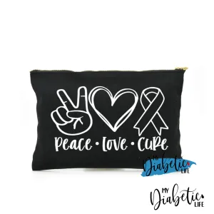 Peace Love Cure - Carry all storage bag