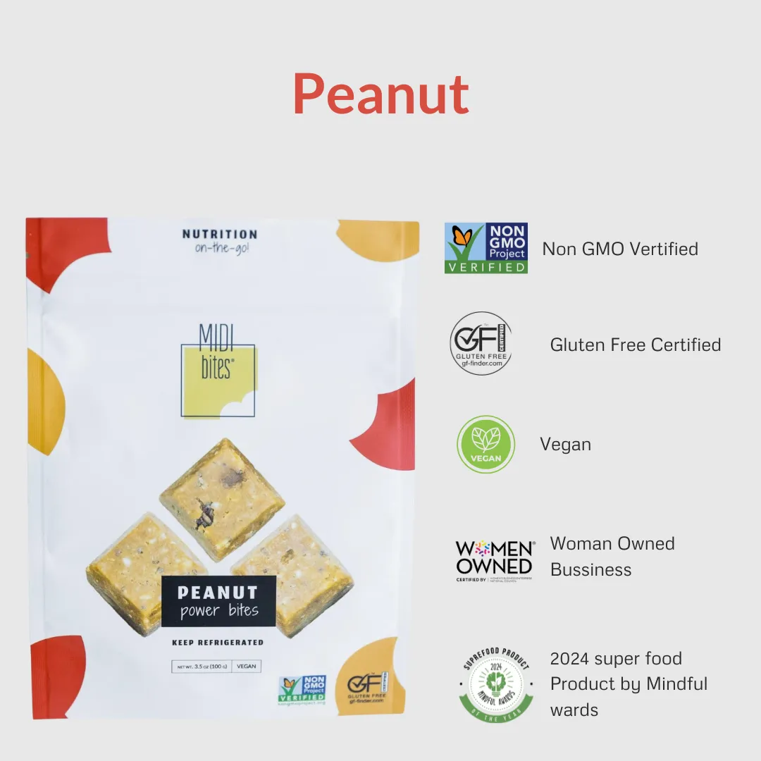 Peanut Protein Bites
