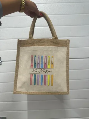 Pens Personalised Jute Tote
