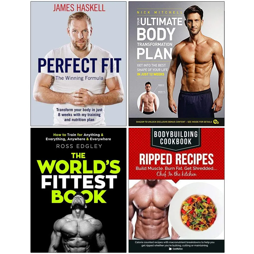 Perfect Fit, Your Ultimate, The World's Fittest Book, BodyBuilding  4 Books Collection Set