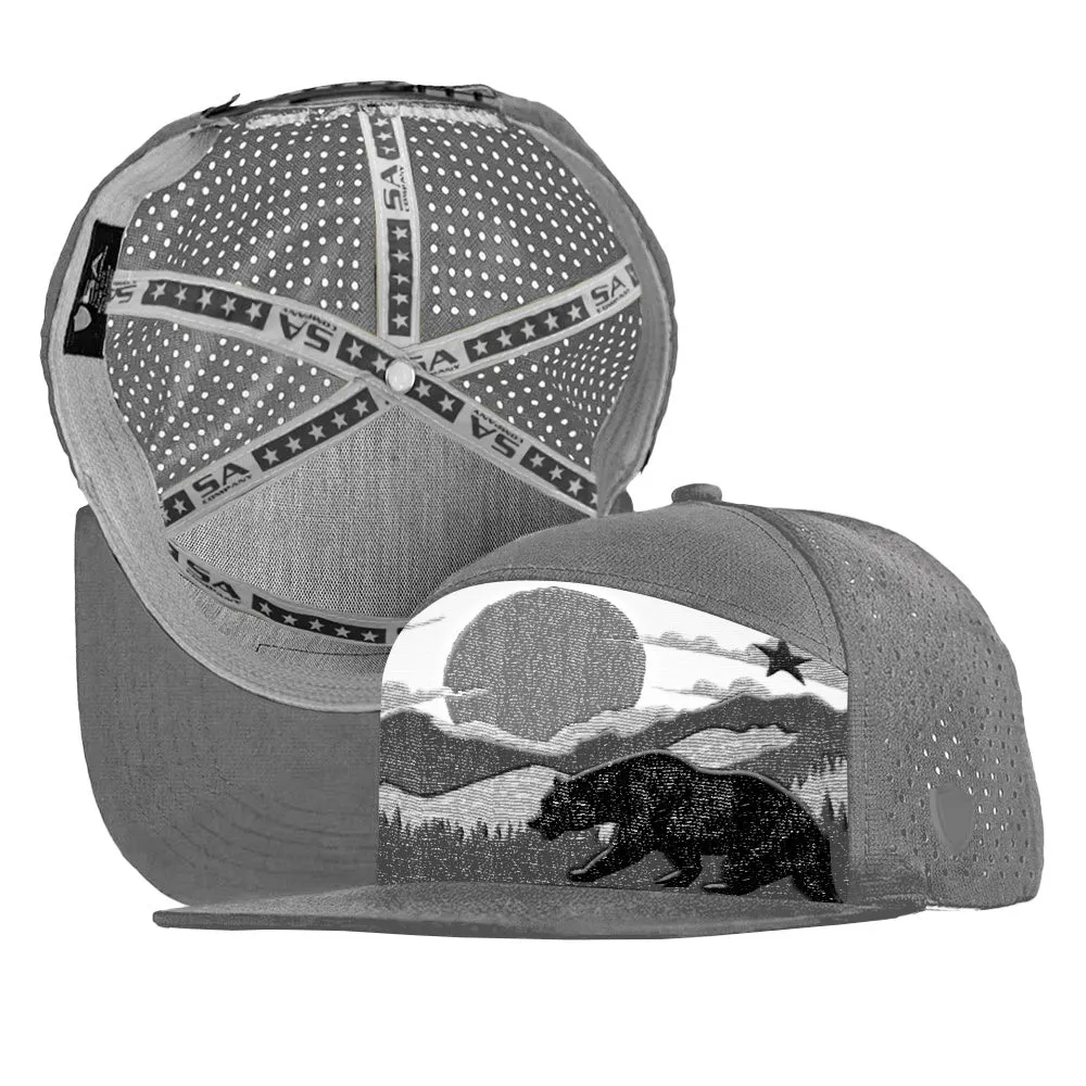 Performance Flat Bill Snapback | Golden State Stealth | Dark Grey PreOrder